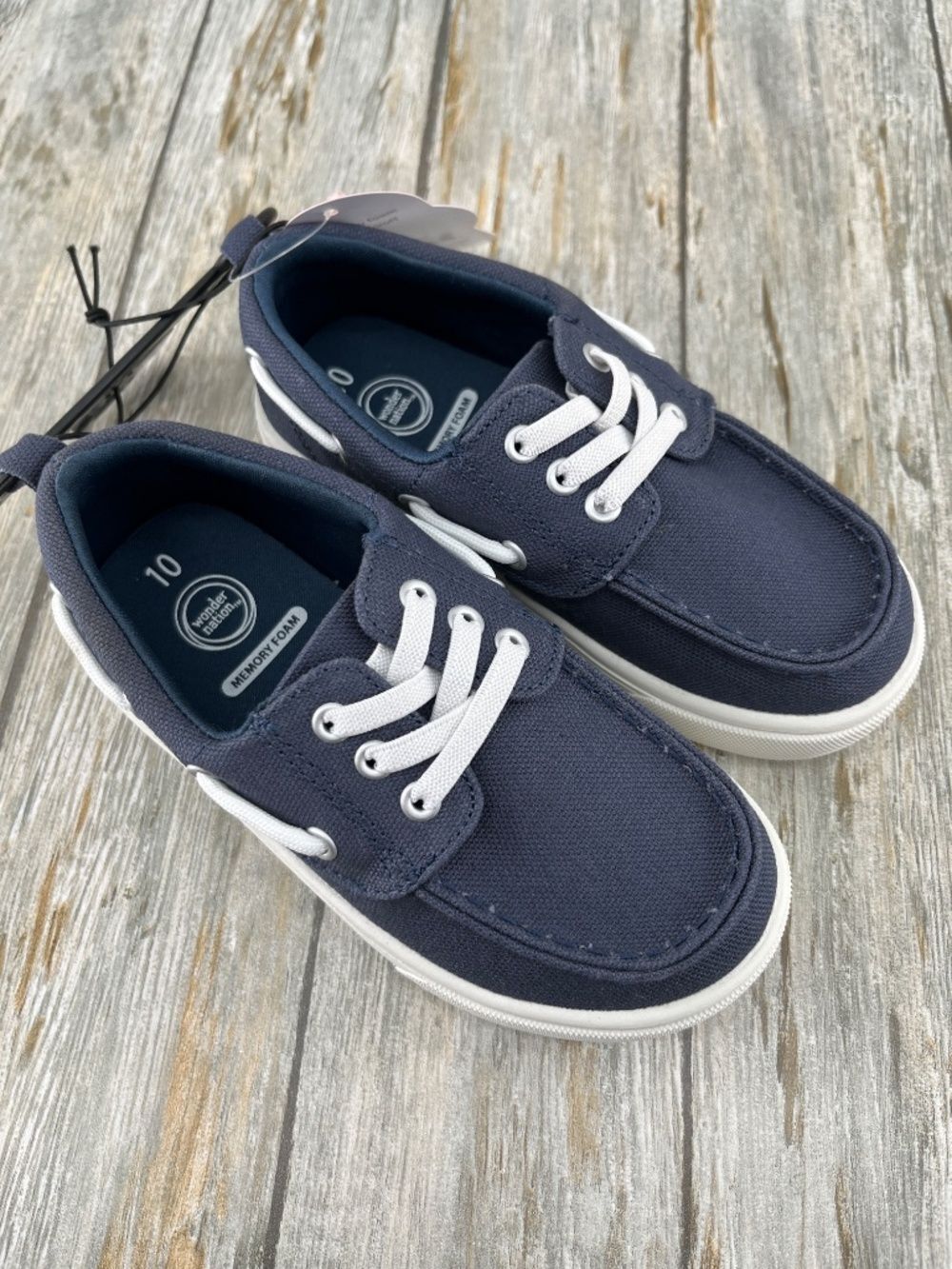 Toddler Boys Casual Slip-On Boat Shoes Size 10